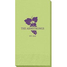 Wine Grapes Guest Towels