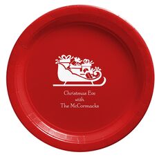 Victorian Sleigh with Presents Paper Plates