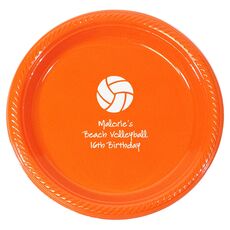 Volleyball Plastic Plates