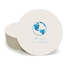 World Traveler Round Coasters