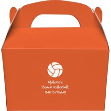 Volleyball Gable Favor Boxes