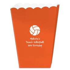 Volleyball Mini Popcorn Boxes