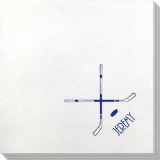 Double Hockey Sticks Bamboo Luxe Napkins