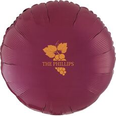 Wine Grapes Mylar Balloons