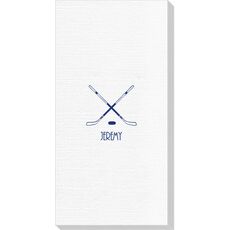 Double Hockey Sticks Deville Guest Towels