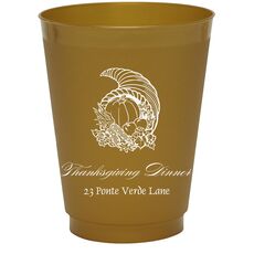 My Horn of Plenty Colored Shatterproof Cups