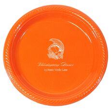 My Horn of Plenty Plastic Plates