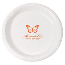 Magnificent Monarch Butterfly Plastic Plates