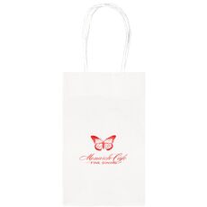 Magnificent Monarch Butterfly Medium Twisted Handled Bags