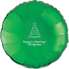 Decorative Christmas Tree Mylar Balloons