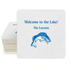 Big Fish Square Coasters