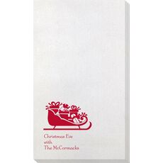 Victorian Sleigh with Presents Bamboo Luxe Guest Towels