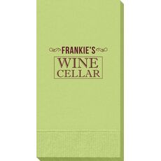 Vintage Wine Cellar Guest Towels