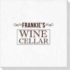 Vintage Wine Cellar Deville Napkins