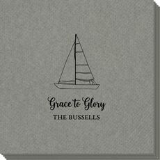 Sailboat Linen Like Napkins