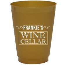 Vintage Wine Cellar Colored Shatterproof Cups