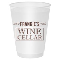 Vintage Wine Cellar Shatterproof Cups