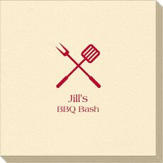 BBQ Utensils Linen Like Napkins
