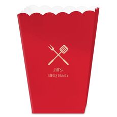 BBQ Utensils Mini Popcorn Boxes