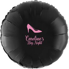 High Heeled Shoe Mylar Balloons