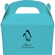 Penguin Gable Favor Boxes