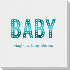 Polka Dot Baby Linen Like Napkins