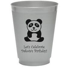Panda Bear Colored Shatterproof Cups