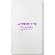 I Absolutely Do Bamboo Luxe Guest Towels