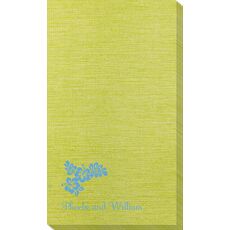 Hibiscus Flowers Bamboo Luxe Guest Towels