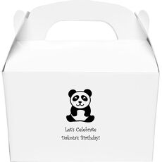 Panda Bear Gable Favor Boxes