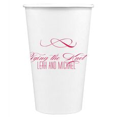 Knot Scroll Paper Coffee Cups