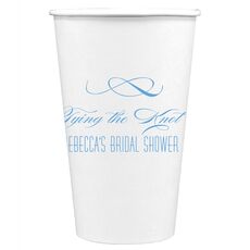 Knot Scroll Paper Coffee Cups