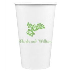 Hibiscus Flowers Paper Coffee Cups