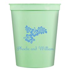 Hibiscus Flowers Stadium Cups