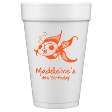 Goldfish Styrofoam Cups