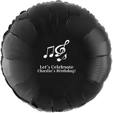 Music Notes Mylar Balloons