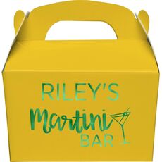 Modern Martini Gable Favor Boxes