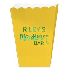 Modern Martini Mini Popcorn Boxes