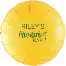 Modern Martini Mylar Balloons