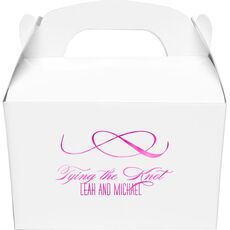 Knot Scroll Gable Favor Boxes