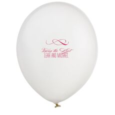 Knot Scroll Latex Balloons
