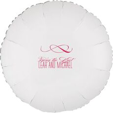 Knot Scroll Mylar Balloons