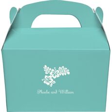 Hibiscus Flowers Gable Favor Boxes