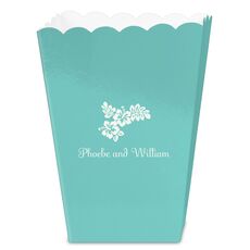 Hibiscus Flowers Mini Popcorn Boxes