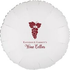 Grape Cluster Mylar Balloons
