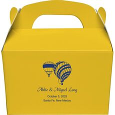 Hot Air Balloon Gable Favor Boxes