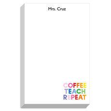 Teacher - Note Pad & Pen Set — White Confetti Box