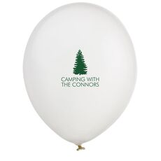 Pine Tree Latex Balloons