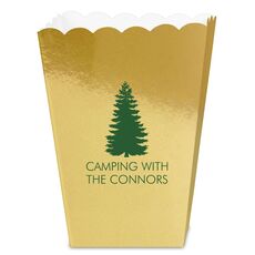Pine Tree Mini Popcorn Boxes