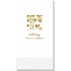Floral Design Guest Towels